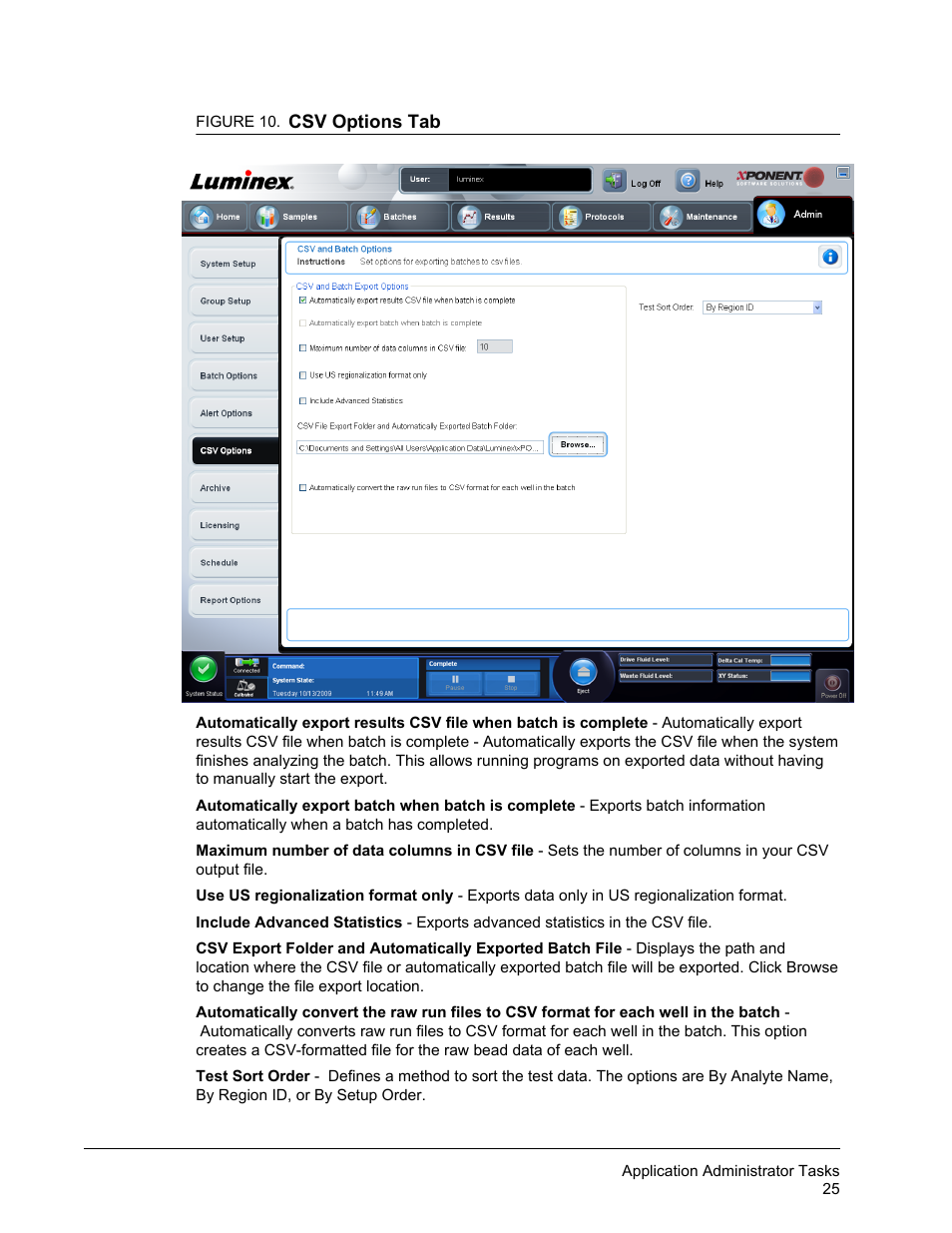 Luminex xPONENT for MAGPIX User Manual | Page 38 / 126