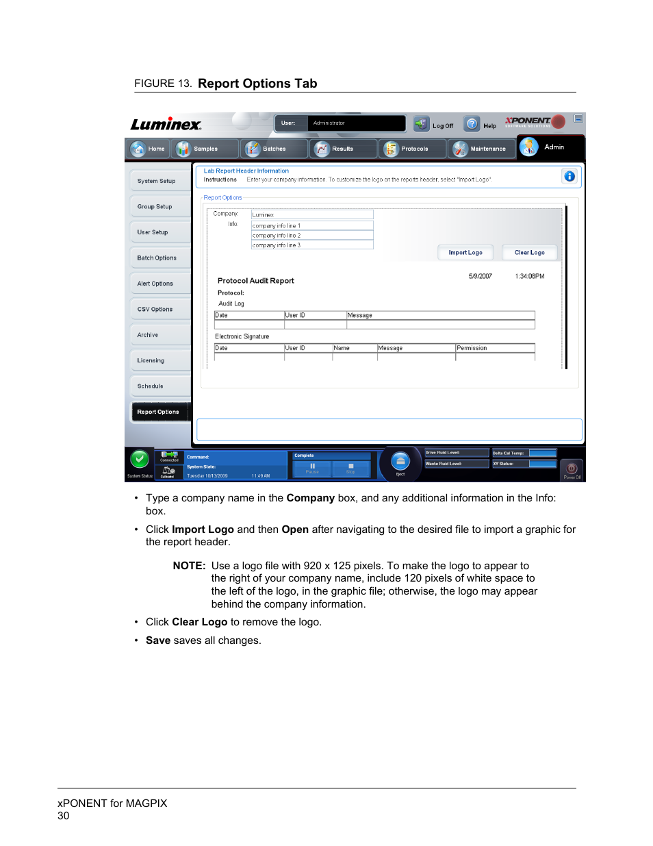 Luminex xPONENT for MAGPIX User Manual | Page 43 / 126