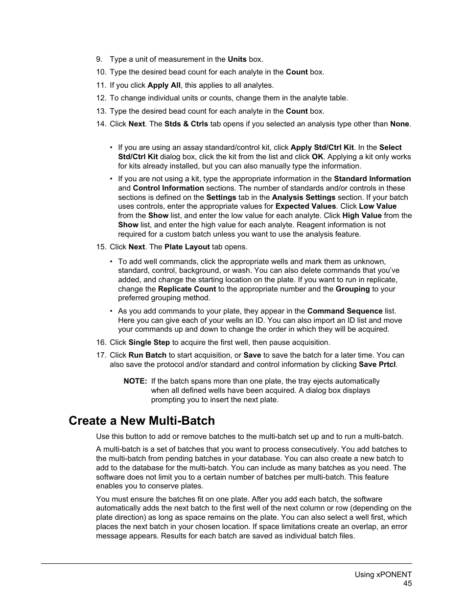 Create a new multi-batch | Luminex xPONENT for MAGPIX User Manual | Page 58 / 126