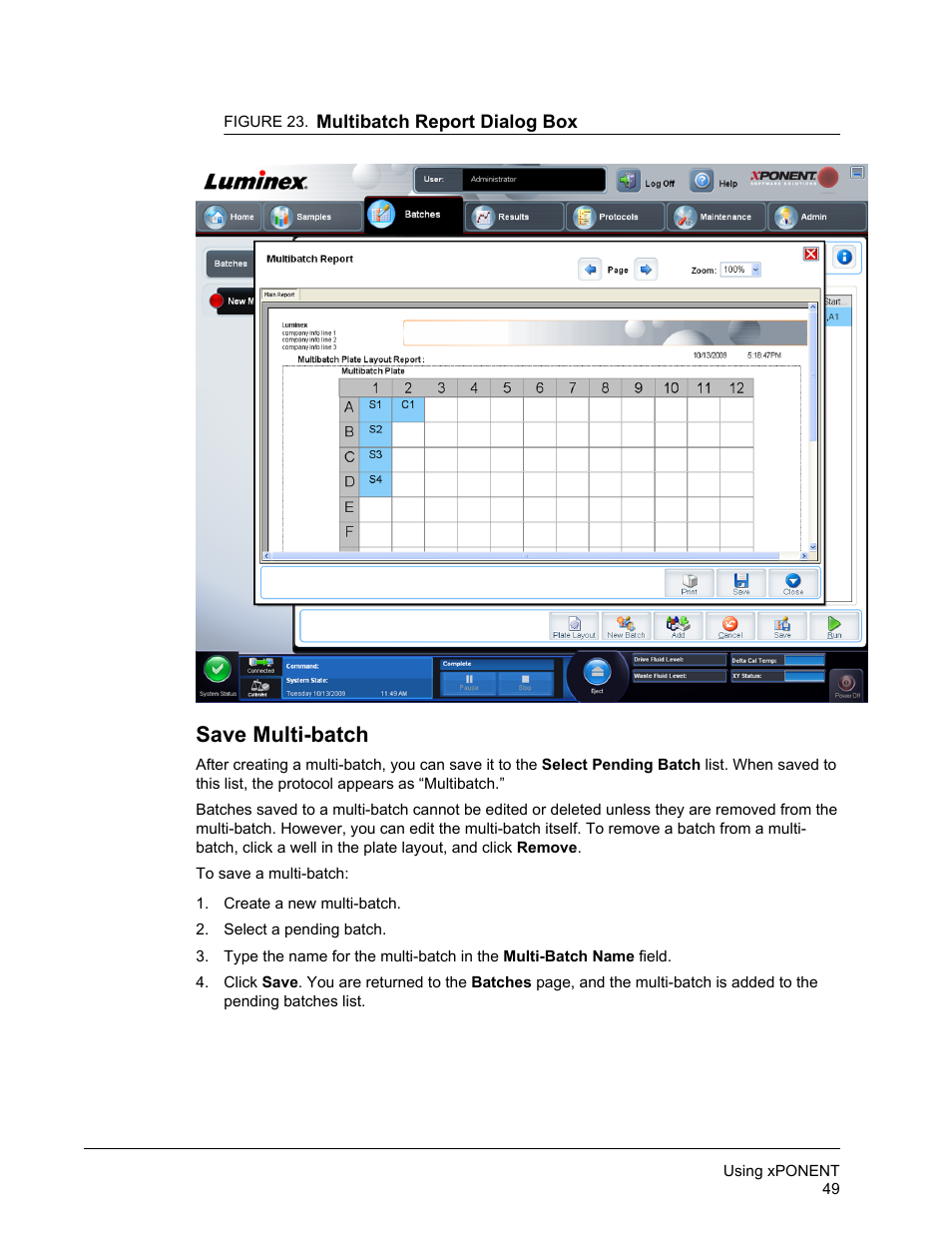 Save multi-batch | Luminex xPONENT for MAGPIX User Manual | Page 62 / 126