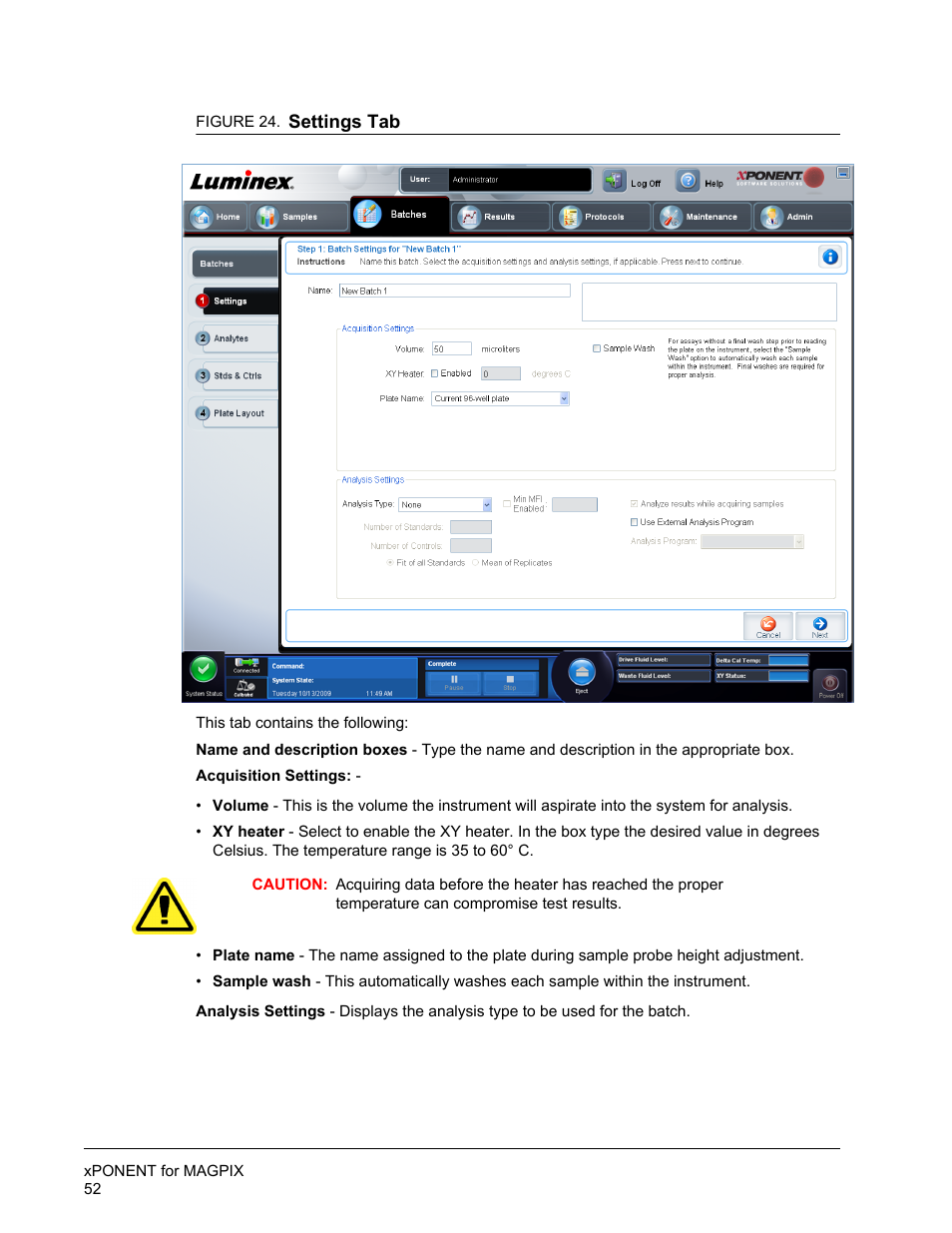 Luminex xPONENT for MAGPIX User Manual | Page 65 / 126