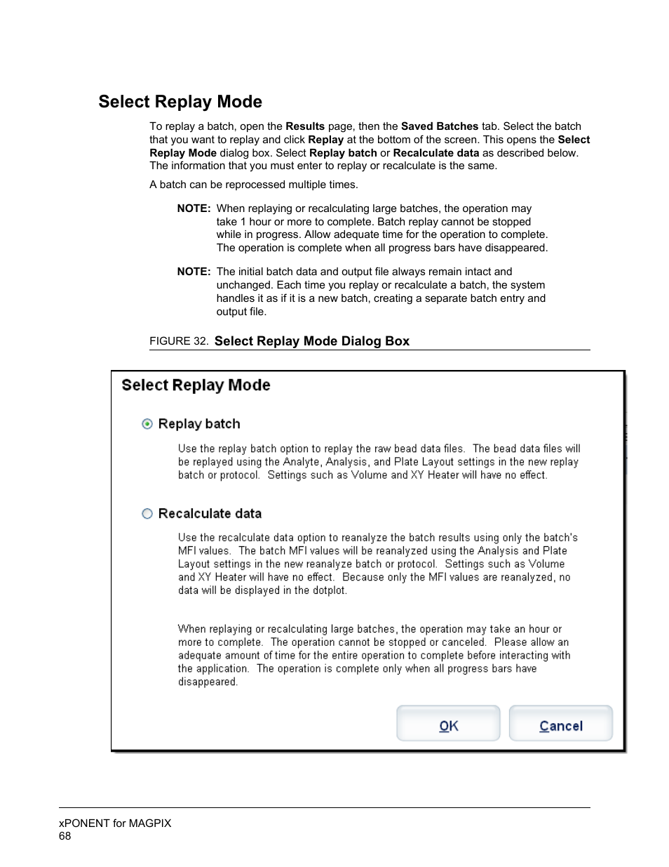 Select replay mode | Luminex xPONENT for MAGPIX User Manual | Page 81 / 126