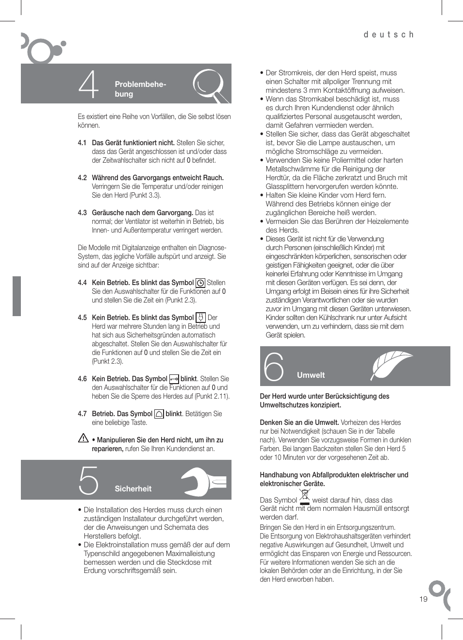 Fagor 6H-196 User Manual | Page 21 / 58
