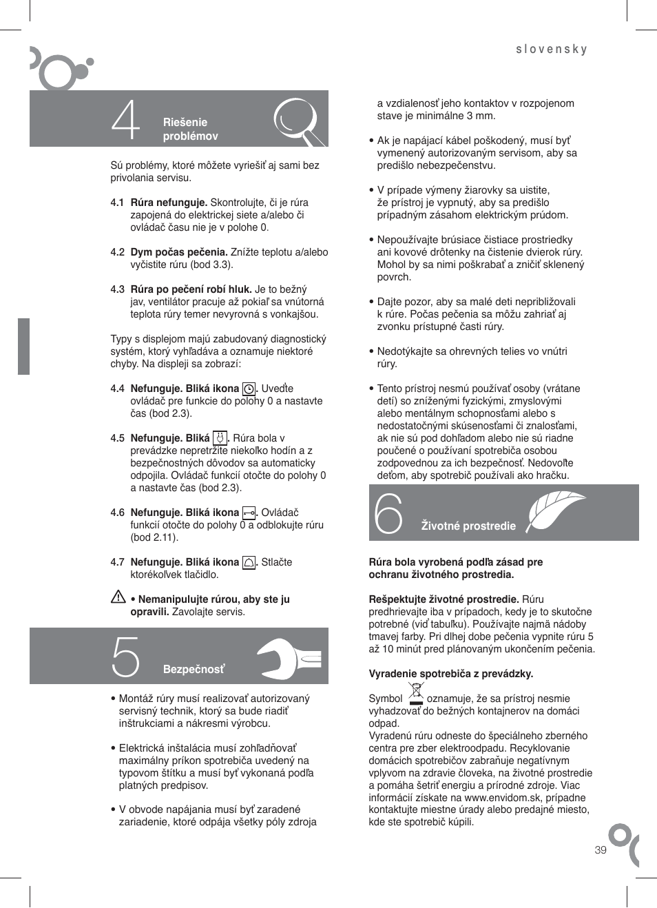 Fagor 6H-196 User Manual | Page 41 / 58