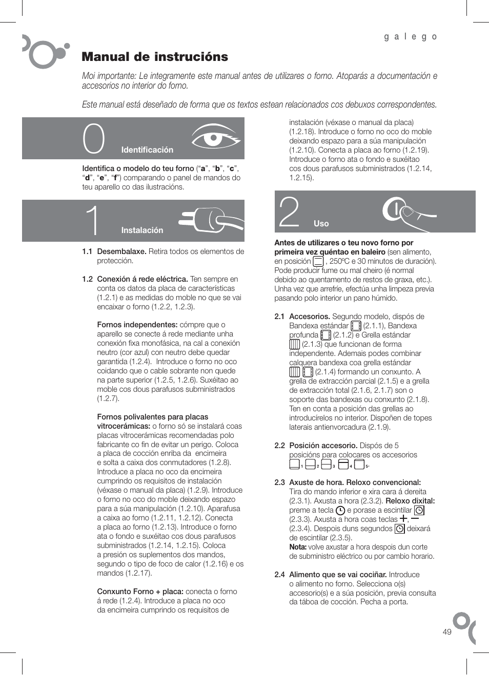 Manual de instrucións | Fagor 6H-196 User Manual | Page 51 / 58