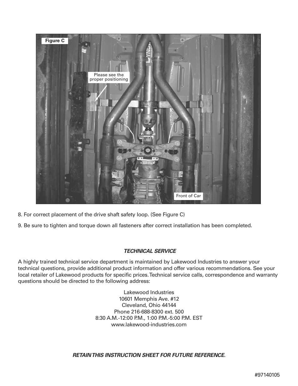Mallory Ignition LAKEWOOD DRIVE SHAFT SAFETY LOOP 18005 User Manual | Page 2 / 2