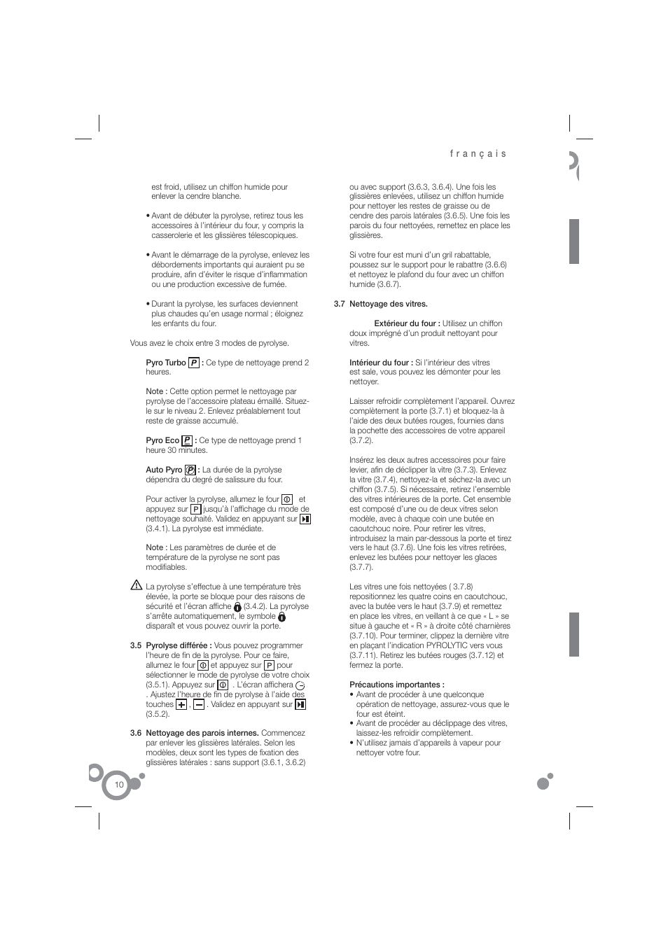 Fagor 6H-815ACTX User Manual | Page 12 / 82