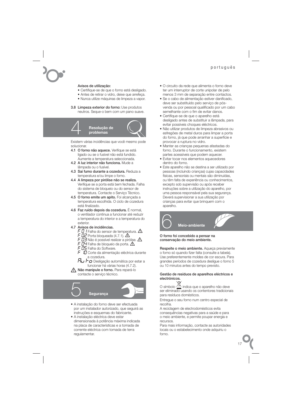 Fagor 6H-815ACTX User Manual | Page 19 / 82