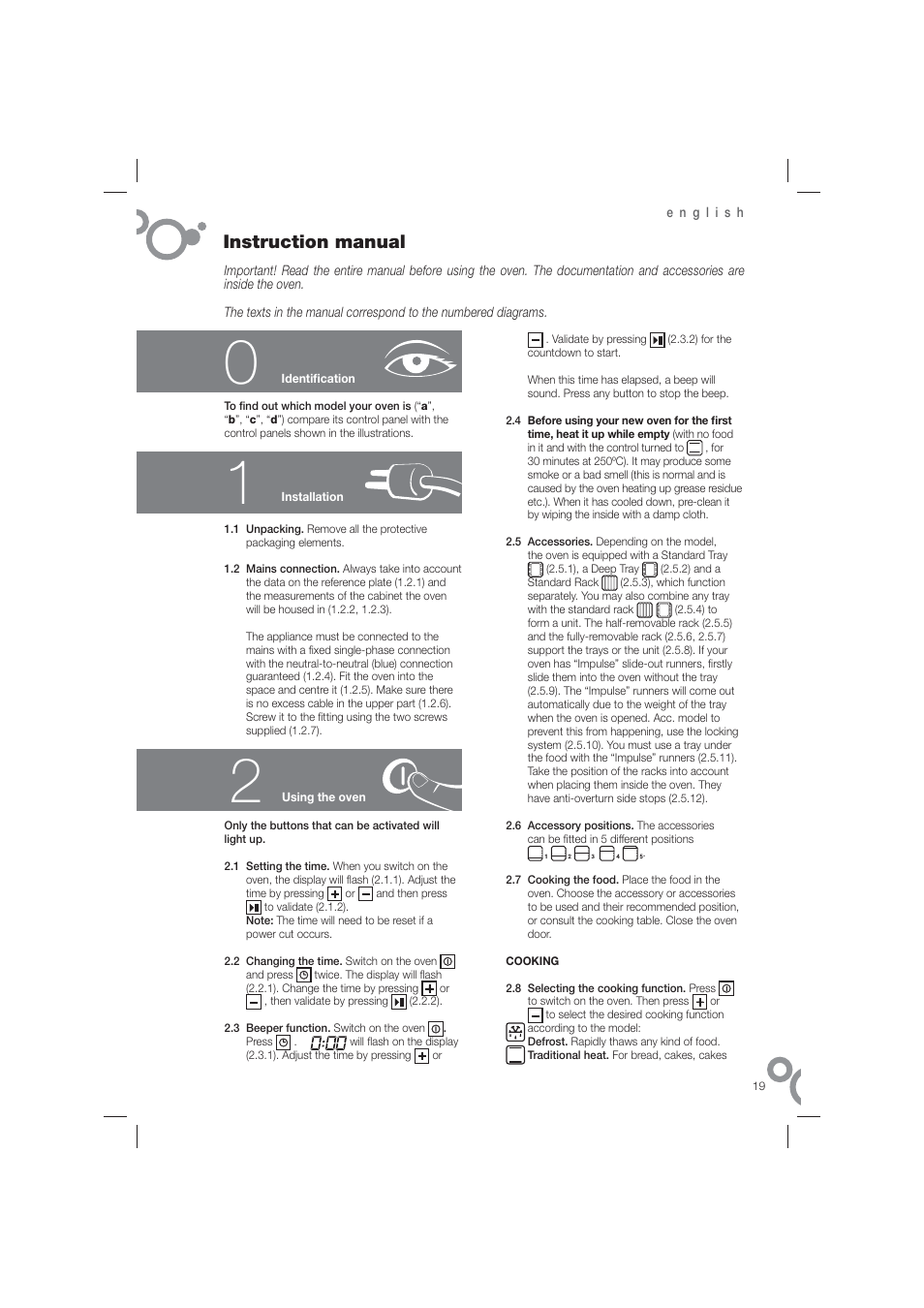 Instruction manual | Fagor 6H-815ACTX User Manual | Page 21 / 82