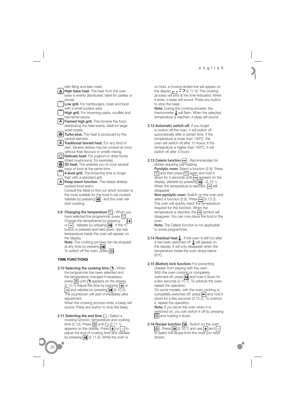 Fagor 6H-815ACTX User Manual | Page 22 / 82