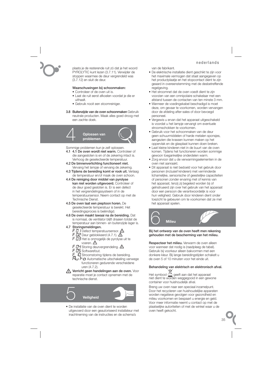 Fagor 6H-815ACTX User Manual | Page 37 / 82