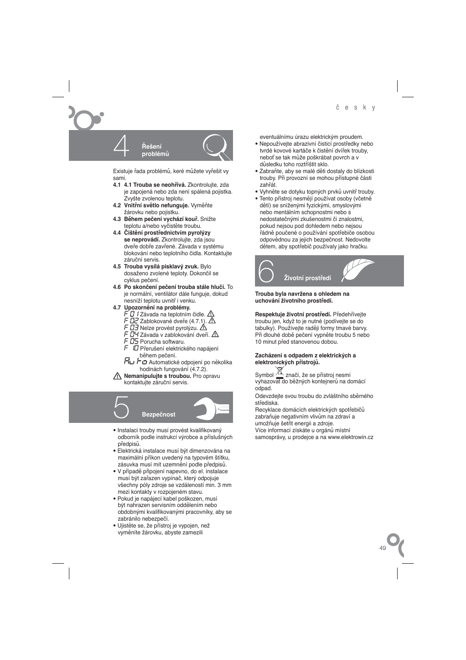 Fagor 6H-815ACTX User Manual | Page 51 / 82