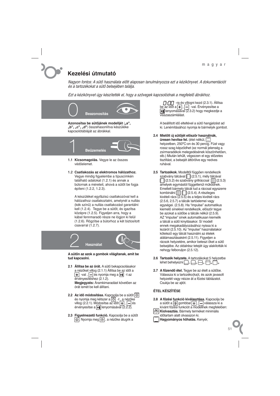 Kezelési útmutató | Fagor 6H-815ACTX User Manual | Page 53 / 82