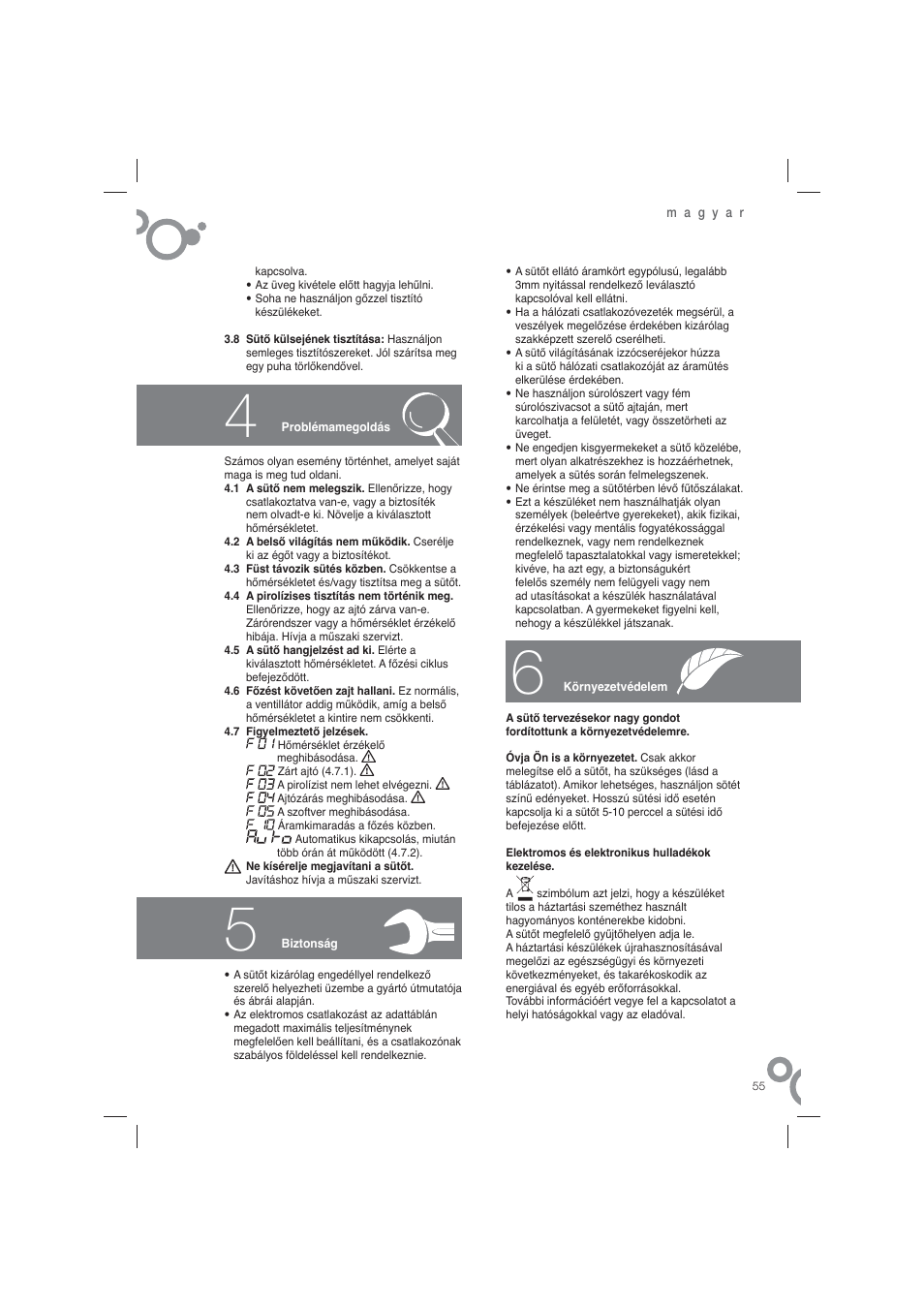 Fagor 6H-815ACTX User Manual | Page 57 / 82