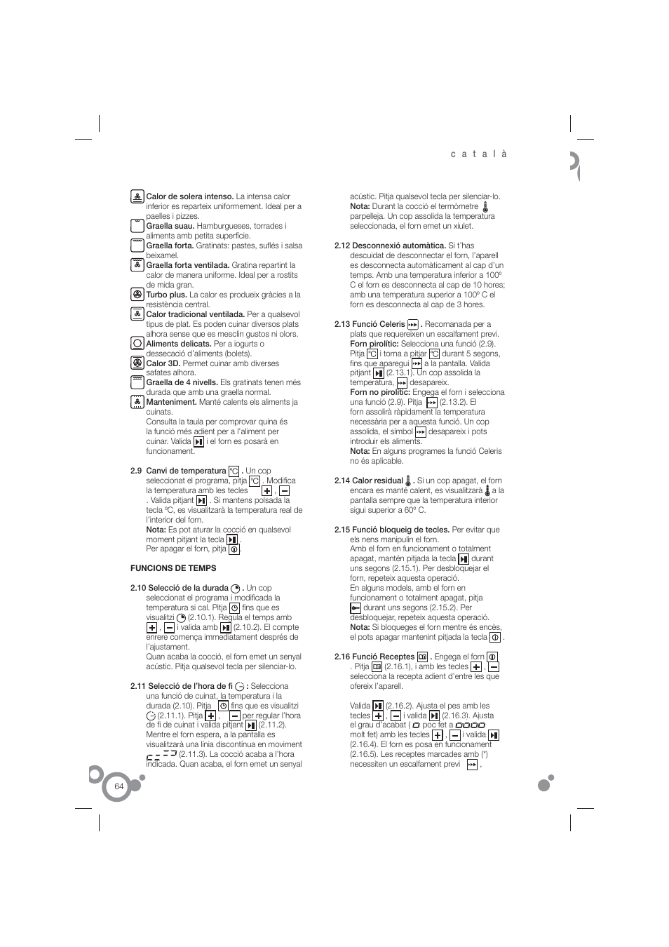 Fagor 6H-815ACTX User Manual | Page 66 / 82