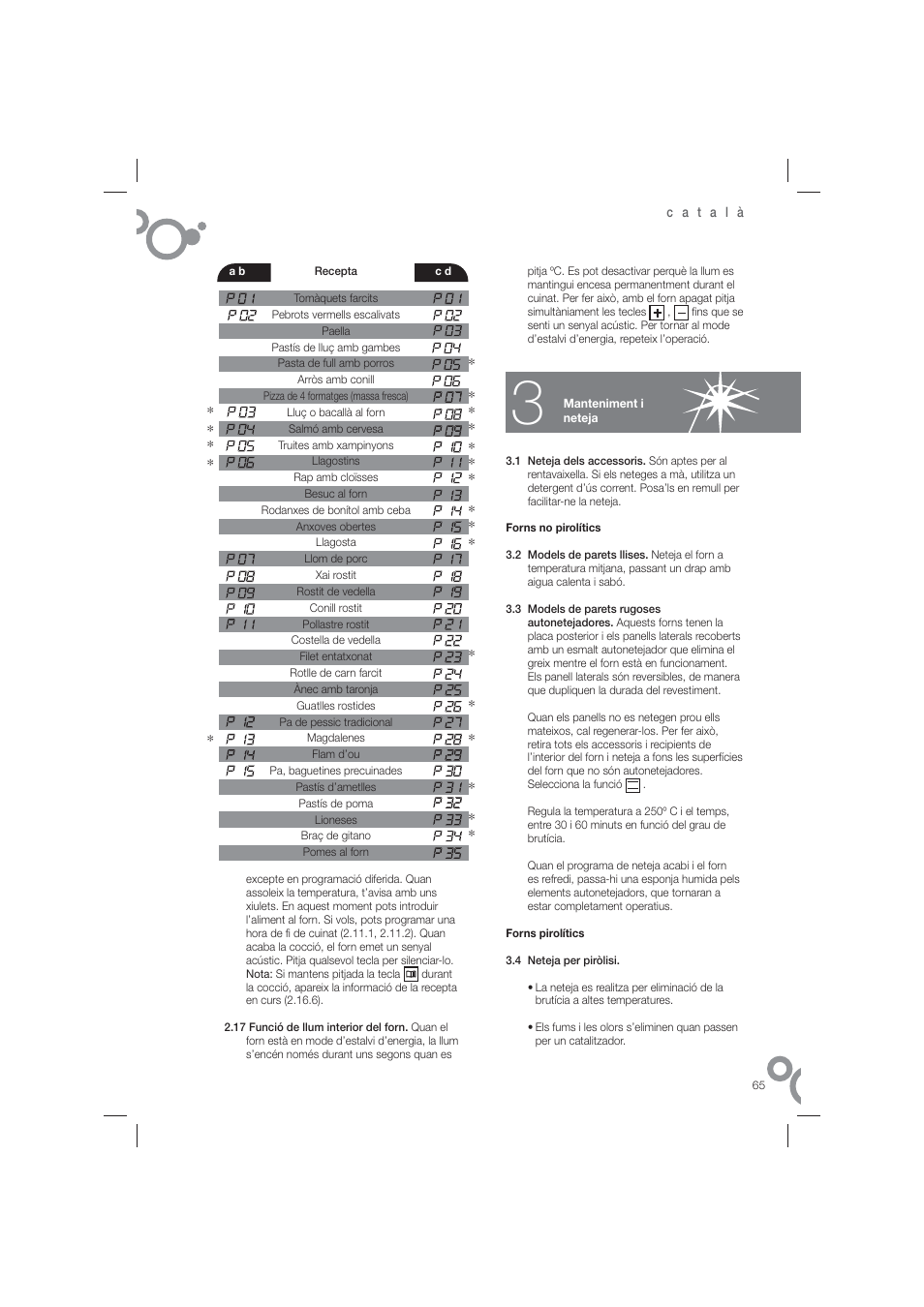 Fagor 6H-815ACTX User Manual | Page 67 / 82