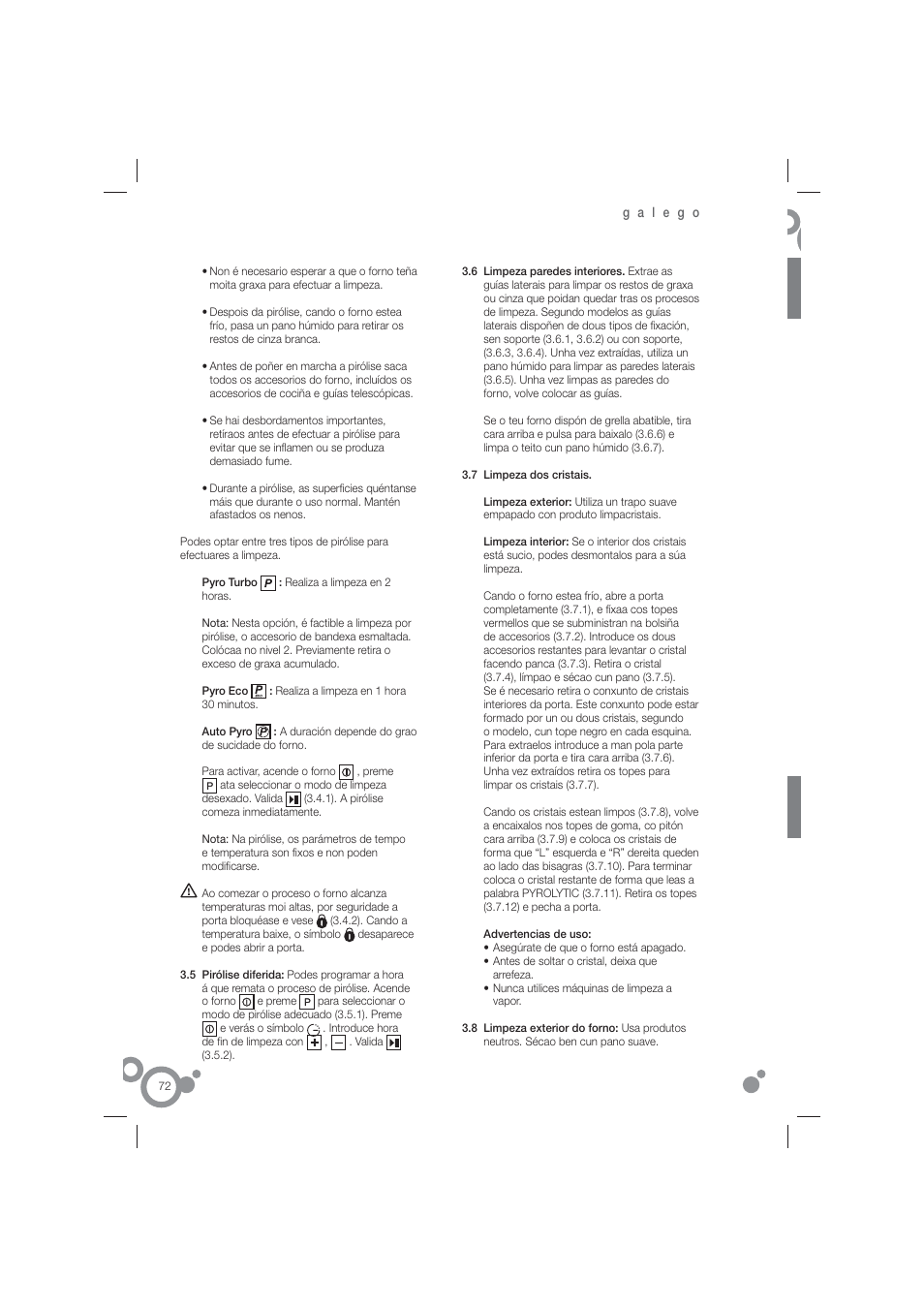 Fagor 6H-815ACTX User Manual | Page 74 / 82