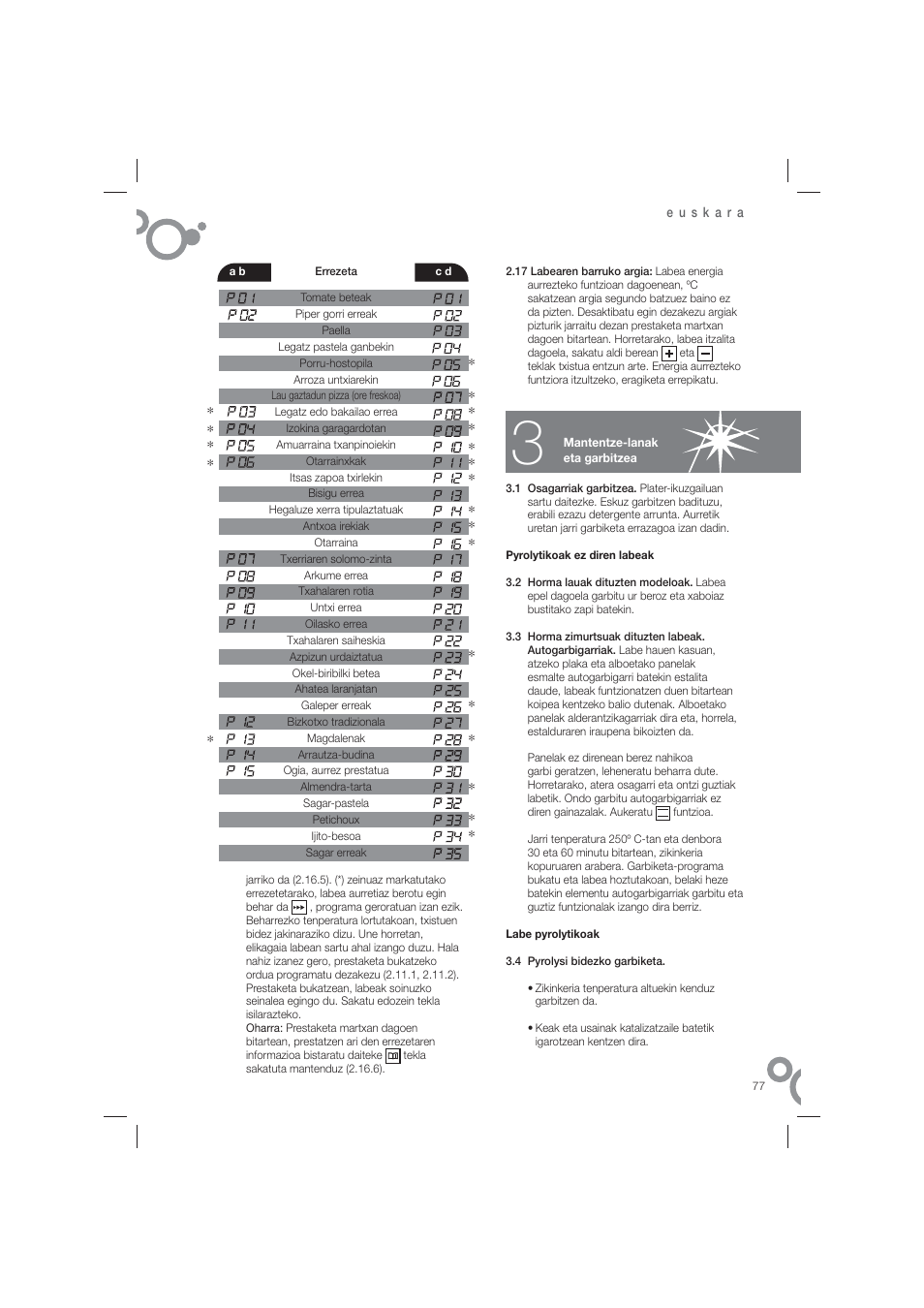 Fagor 6H-815ACTX User Manual | Page 79 / 82