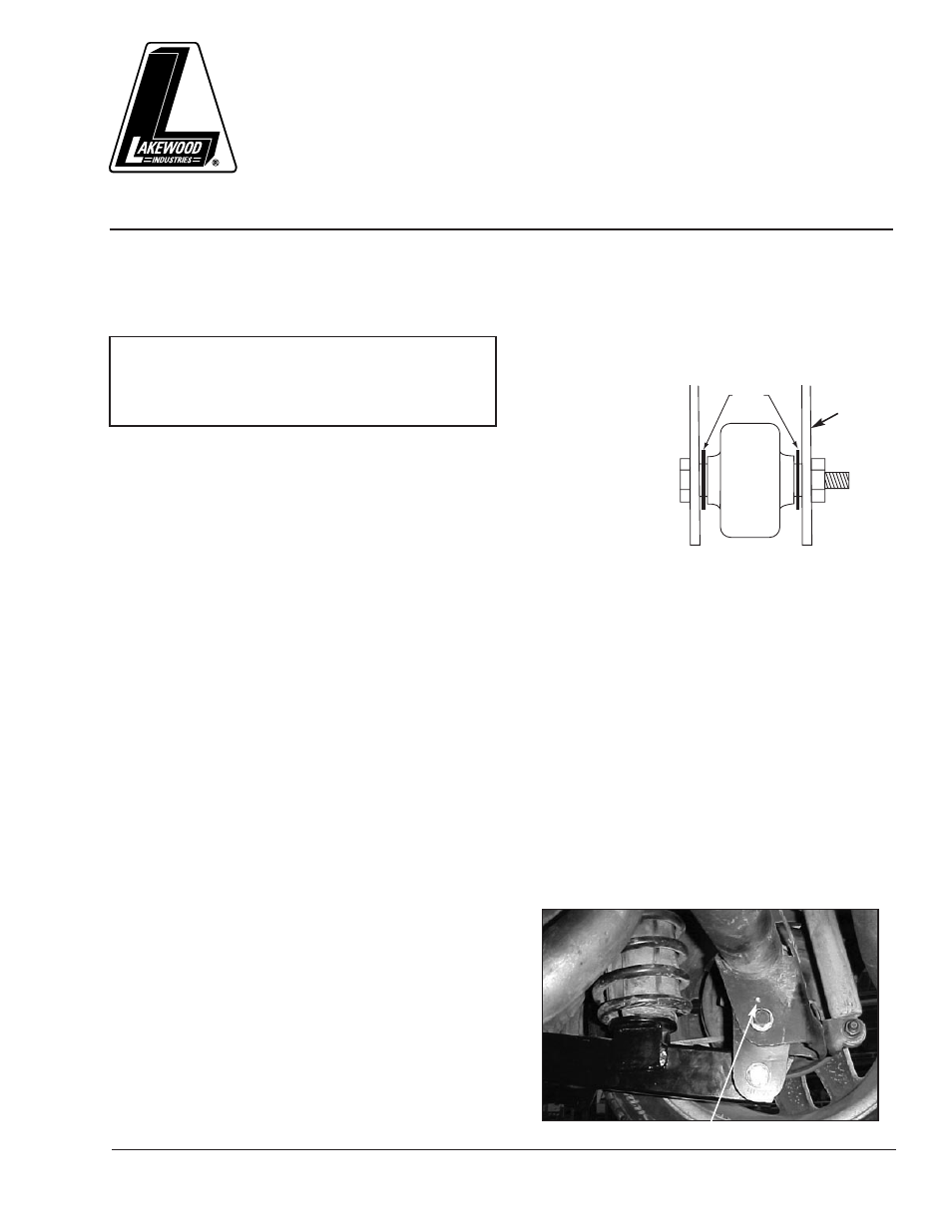 Mallory Ignition Lakewood LIFT BARS 21314 User Manual | 4 pages