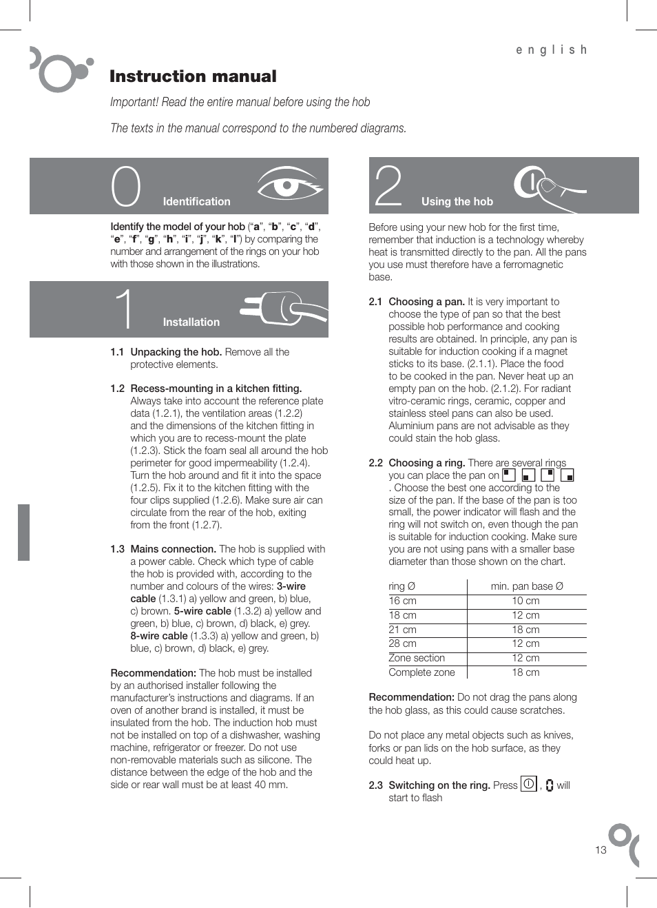 Instruction manual | Fagor IF-4S User Manual | Page 15 / 58