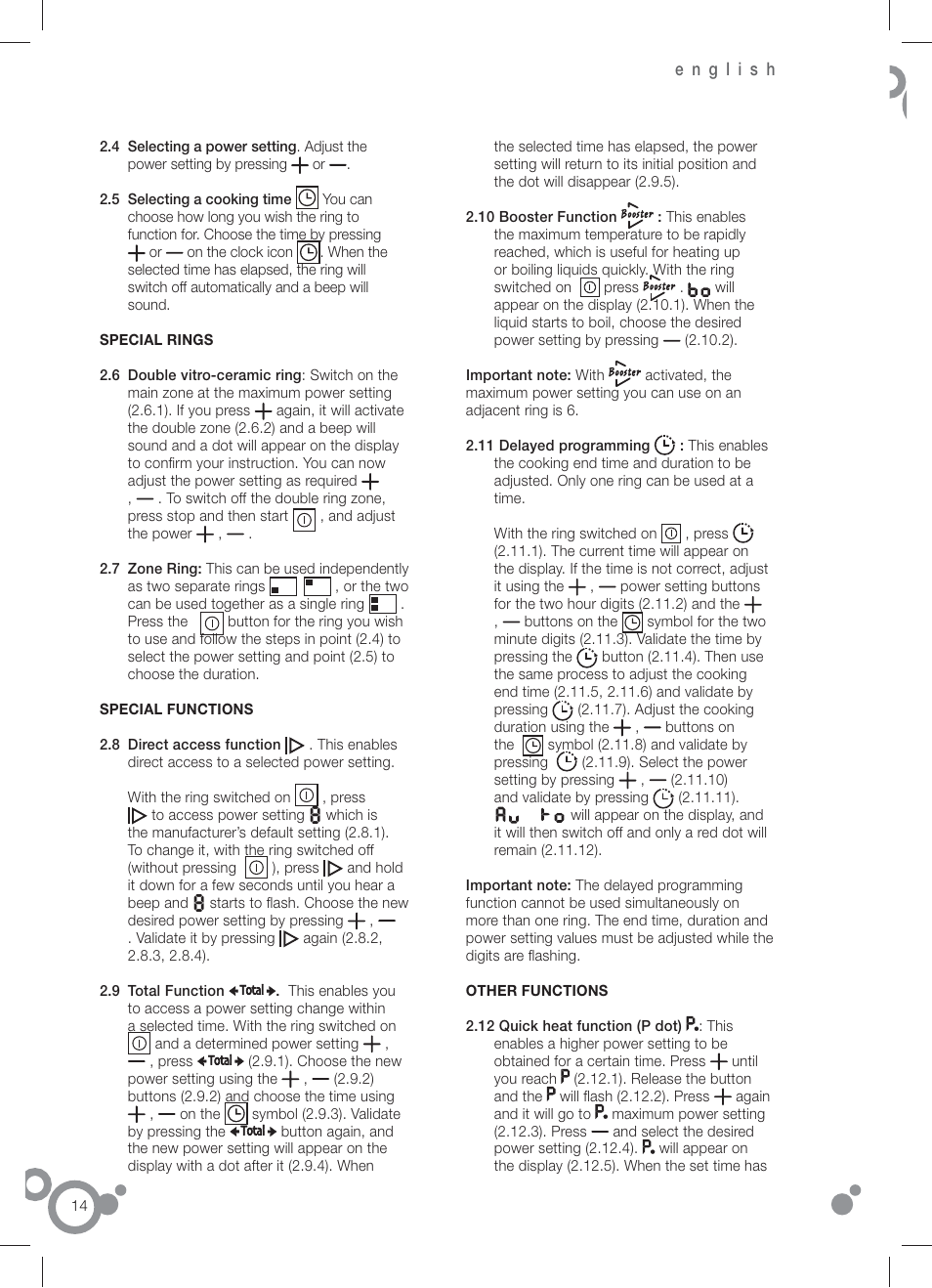 Fagor IF-4S User Manual | Page 16 / 58