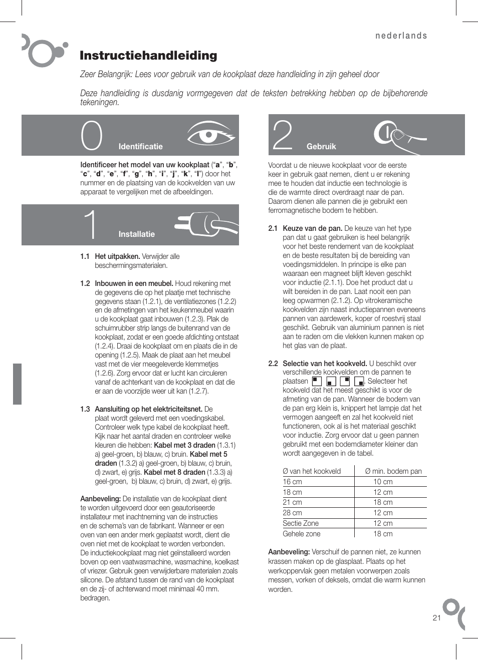 Instructiehandleiding | Fagor IF-4S User Manual | Page 23 / 58