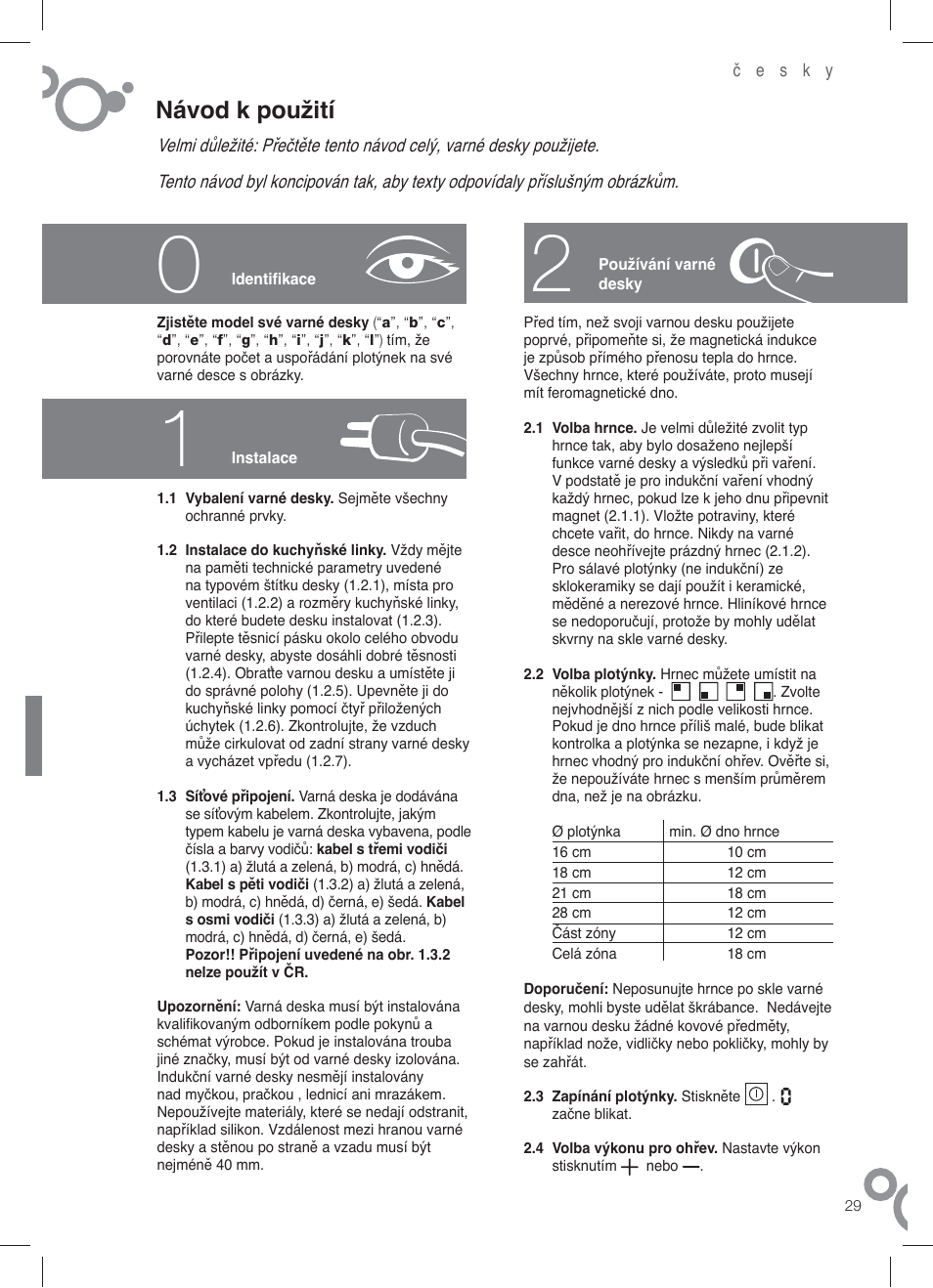 Návod k použití | Fagor IF-4S User Manual | Page 31 / 58