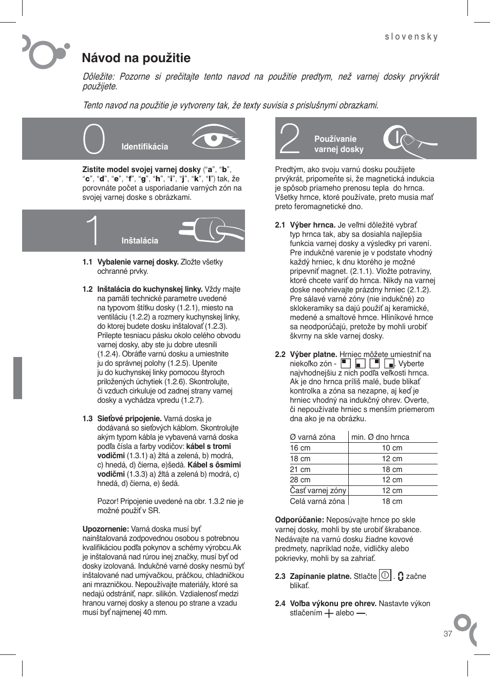 Návod na použitie | Fagor IF-4S User Manual | Page 39 / 58