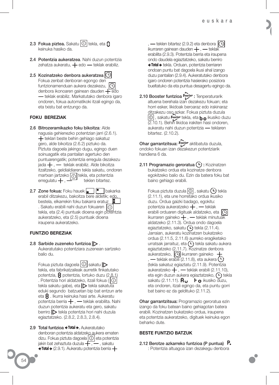 Fagor IF-4S User Manual | Page 56 / 58
