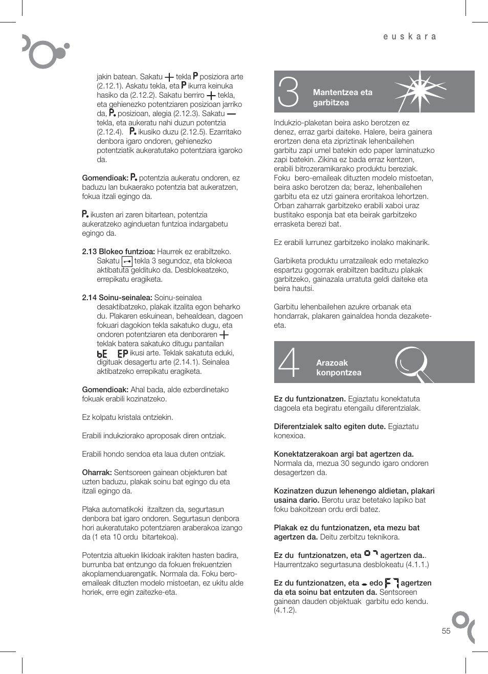 Fagor IF-4S User Manual | Page 57 / 58