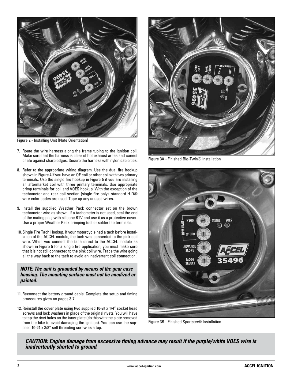 Mallory Ignition ACCEL Ignition 35496 User Manual | Page 2 / 8