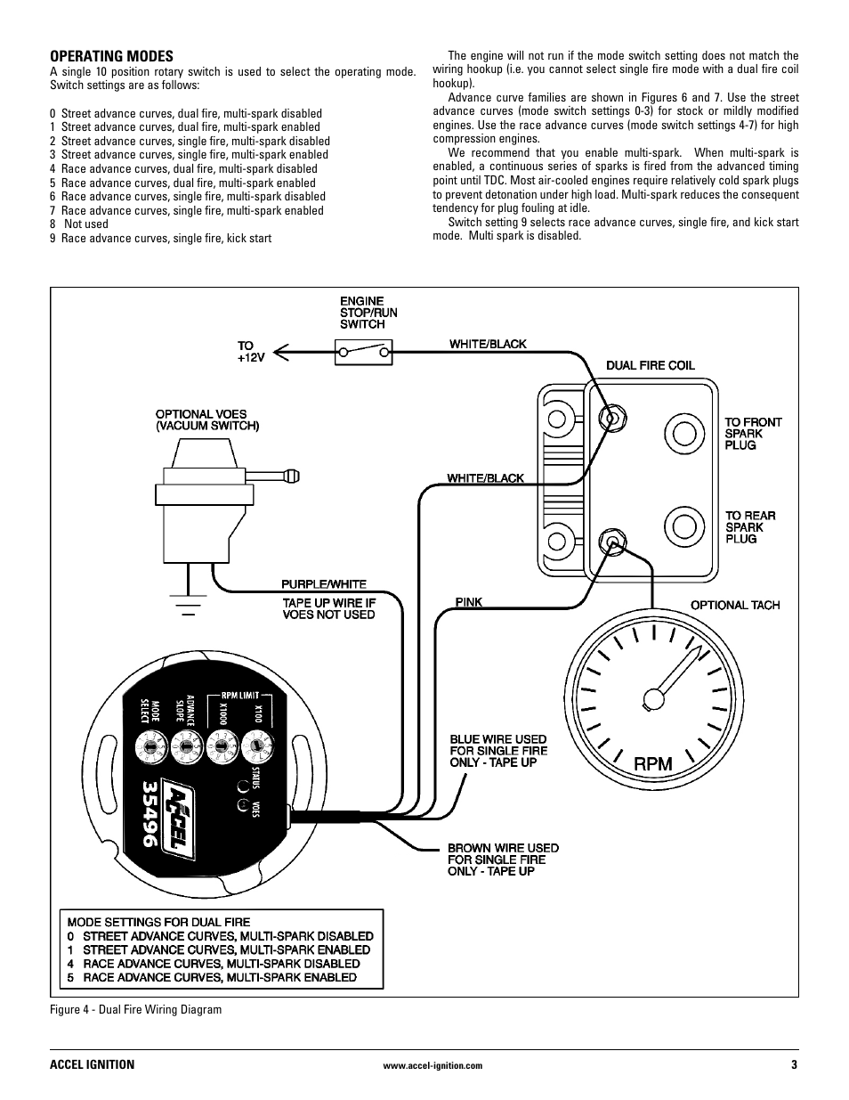 Mallory Ignition ACCEL Ignition 35496 User Manual | Page 3 / 8