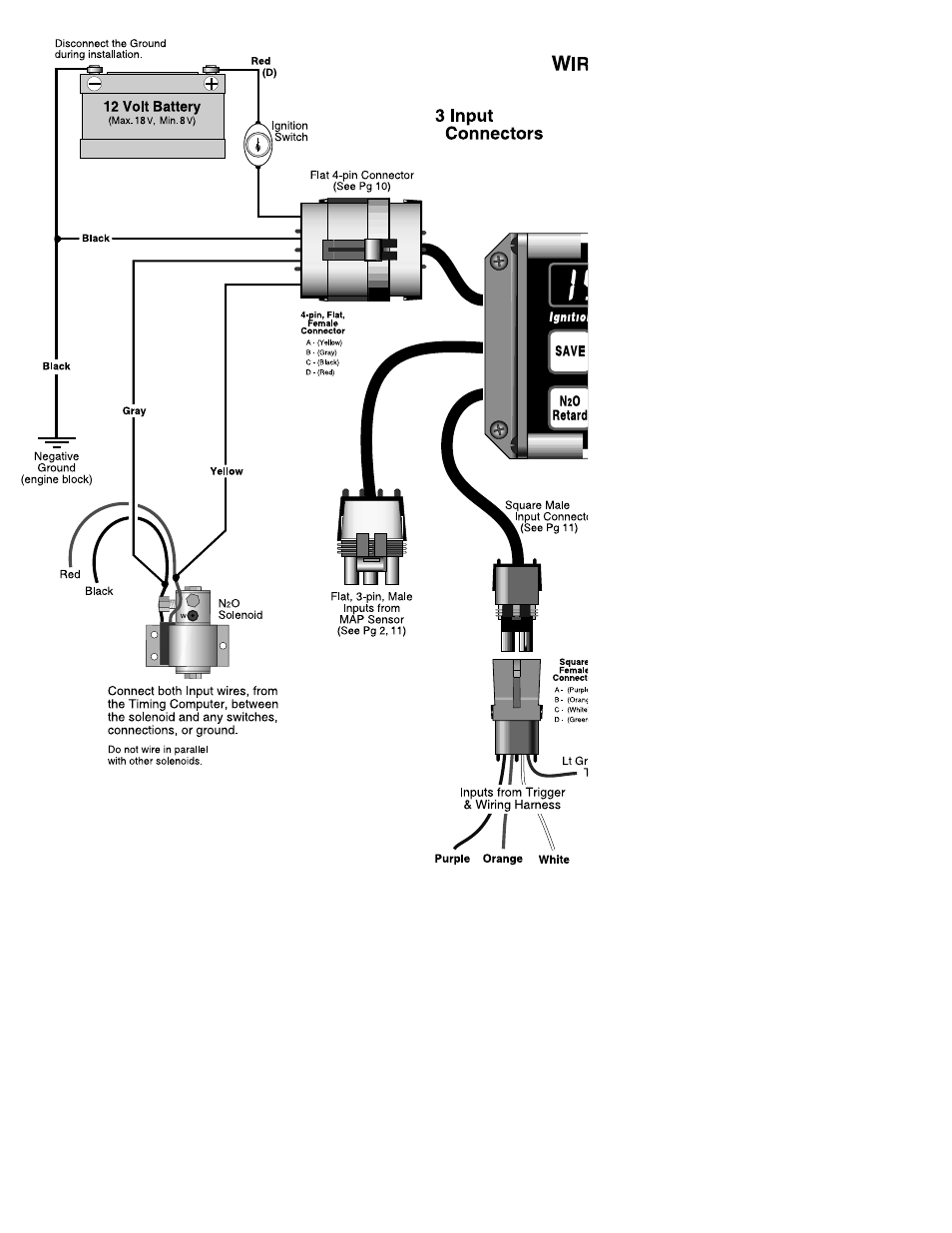 Mallory Ignition ACCEL timing computer 49340 User Manual | Page 12 / 17