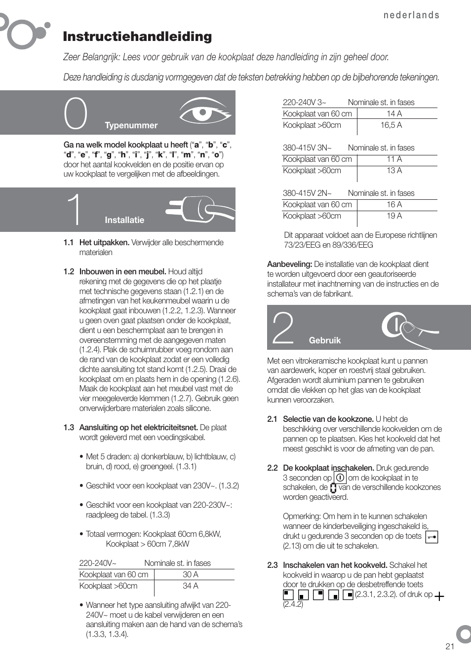 Instructiehandleiding | Fagor 2V-33TS User Manual | Page 23 / 62
