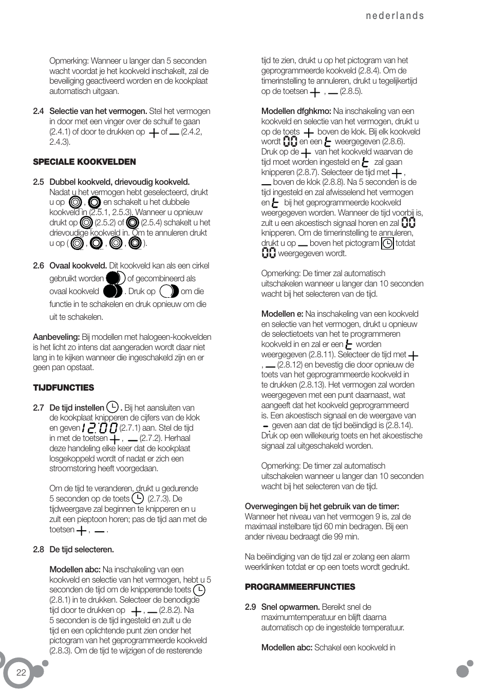 Fagor 2V-33TS User Manual | Page 24 / 62