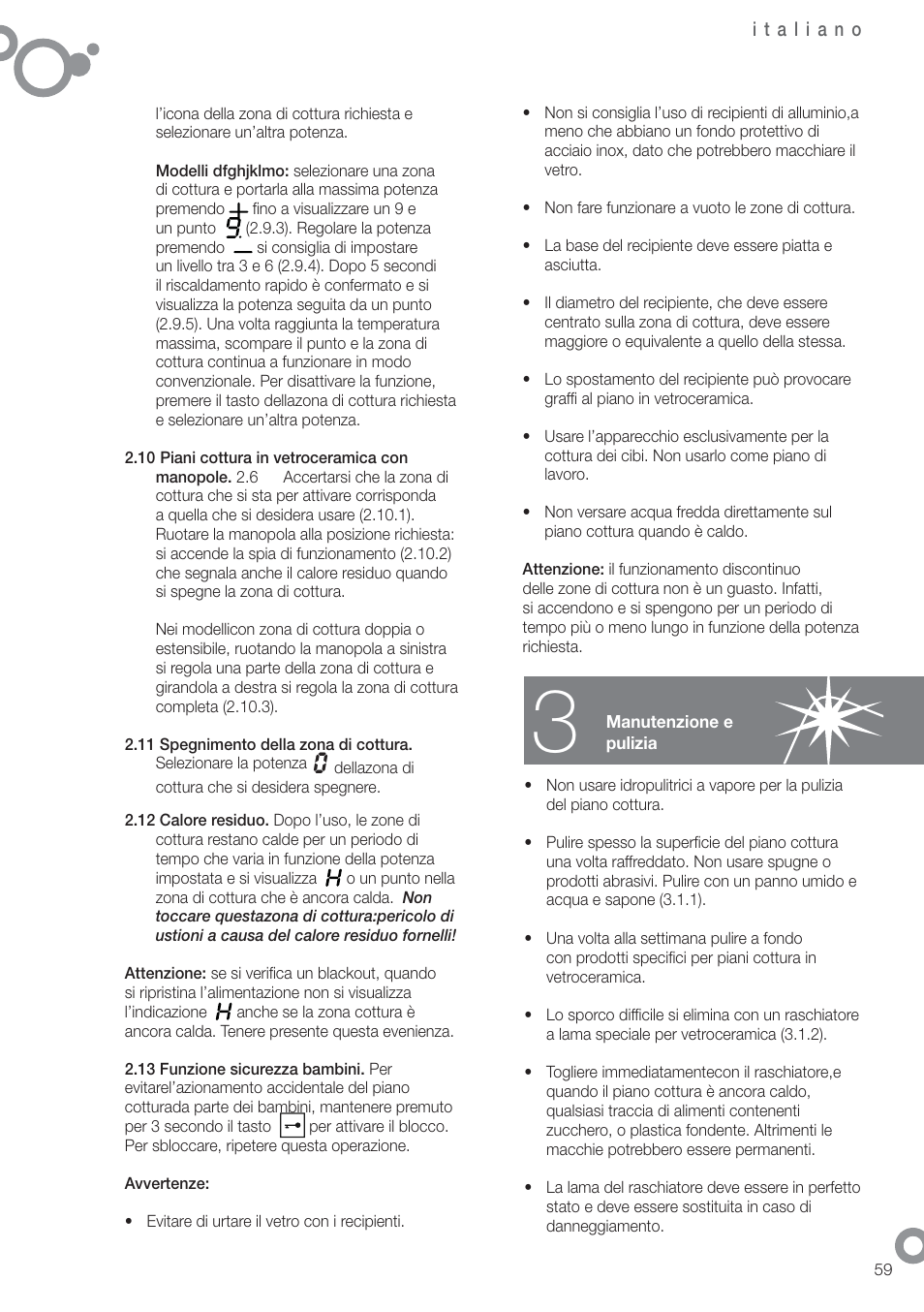 Fagor 2V-33TS User Manual | Page 61 / 62