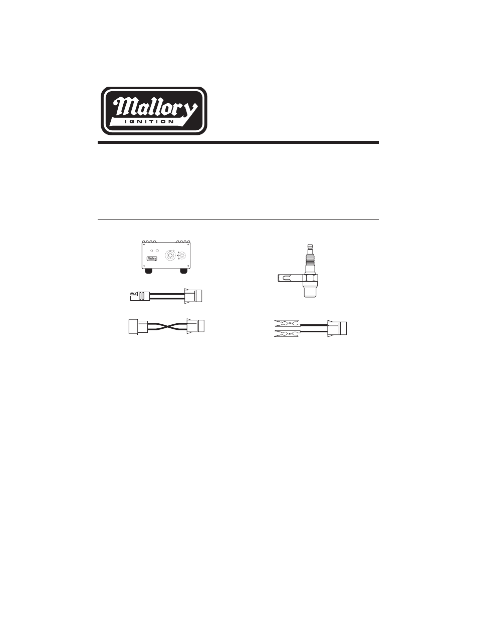 Mallory Ignition Mallory PORTABLE IGNITION TESTER 28357 User Manual | 12 pages