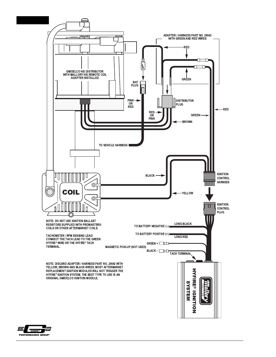 Coil, Figure 3, Hy f ir e | Mallory Ignition Mallory HEI REMOTE COIL ADAPTER 29049_29050 User Manual | Page 2 / 2