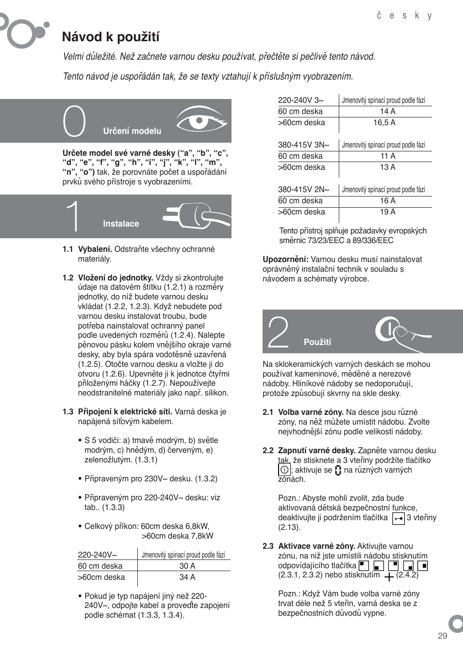 Návod k použití | Fagor 2VFT-211AS User Manual | Page 31 / 62