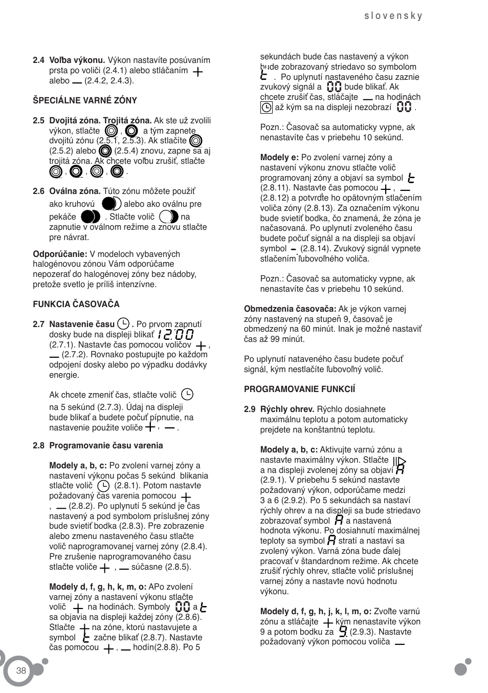 Fagor 2VFT-211AS User Manual | Page 40 / 62
