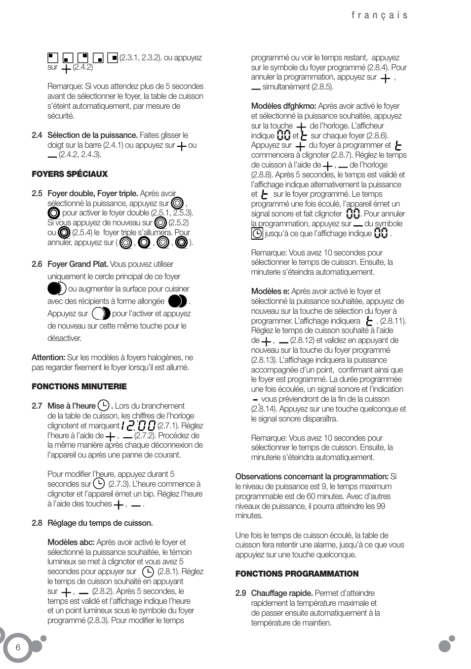 Fagor 2VFT-211AS User Manual | Page 8 / 62