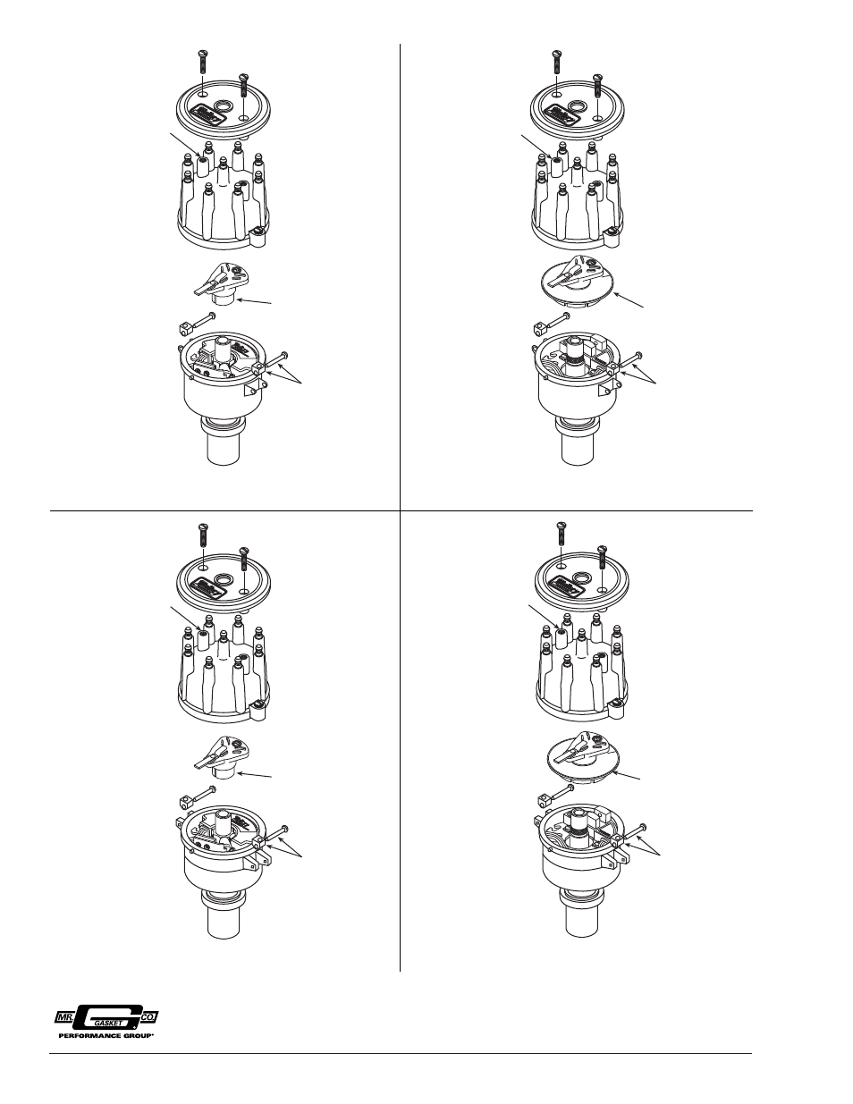Mallory Ignition Mallory SUPER DUTY - HIGH ENERGY DISTRIBUTOR CAP CONVERSION KIT 29511_29512 User Manual | Page 2 / 2