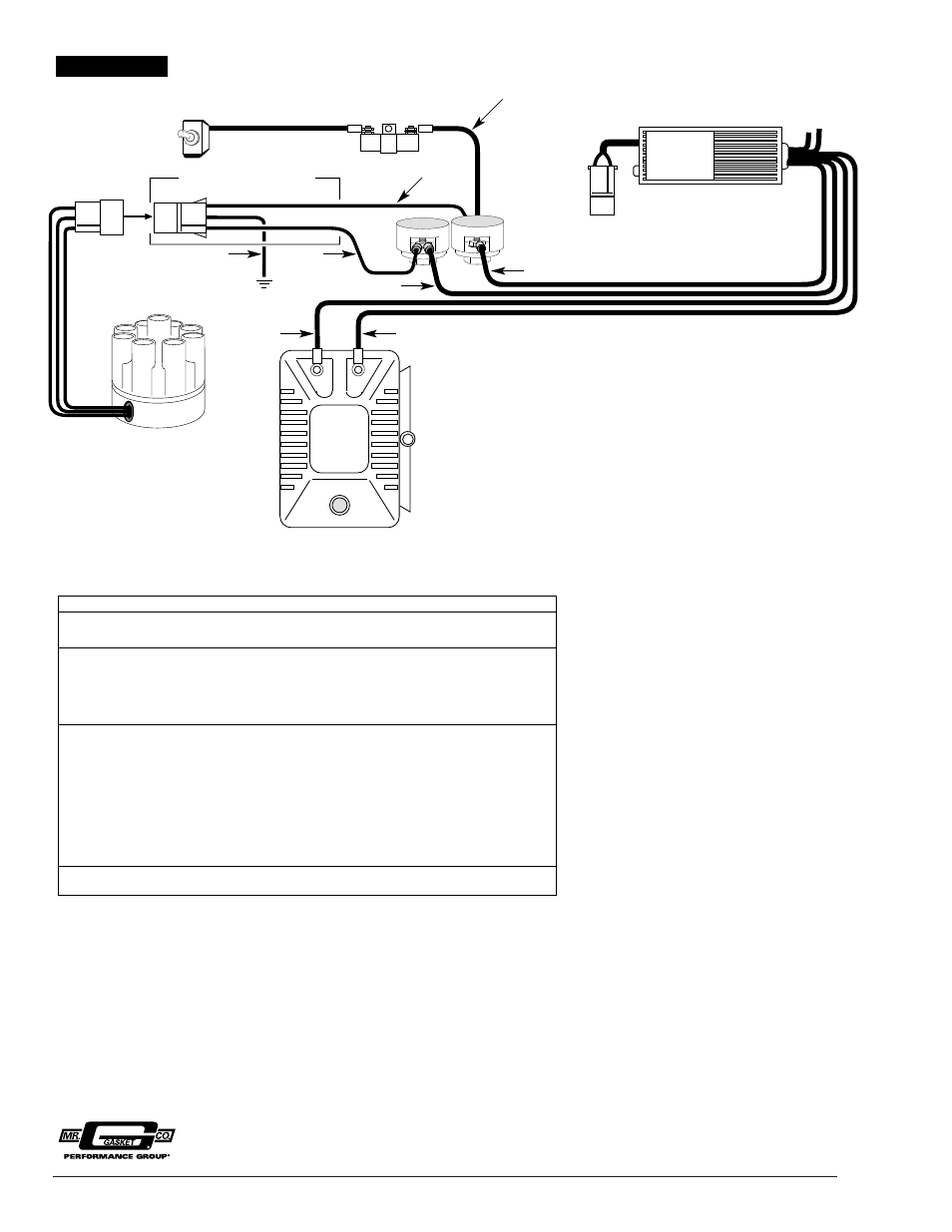 Figure 4, Accessoires en option pour le distributeur unilite, Filtre de puissance active . . . . . pièce n | Mallory Ignition Mallory UNILITE DISTRIBUTOR User Manual | Page 13 / 13