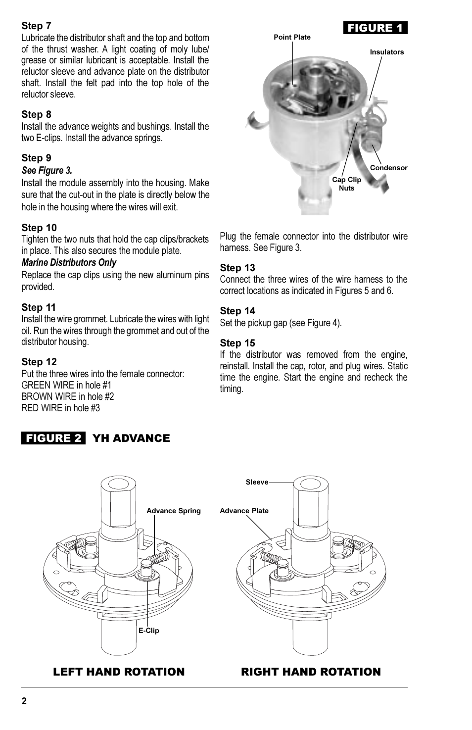 Mallory Ignition Mallory MAGNETIC BREAKERLESS CONVERSION KIT 564R_564L User Manual | Page 2 / 4