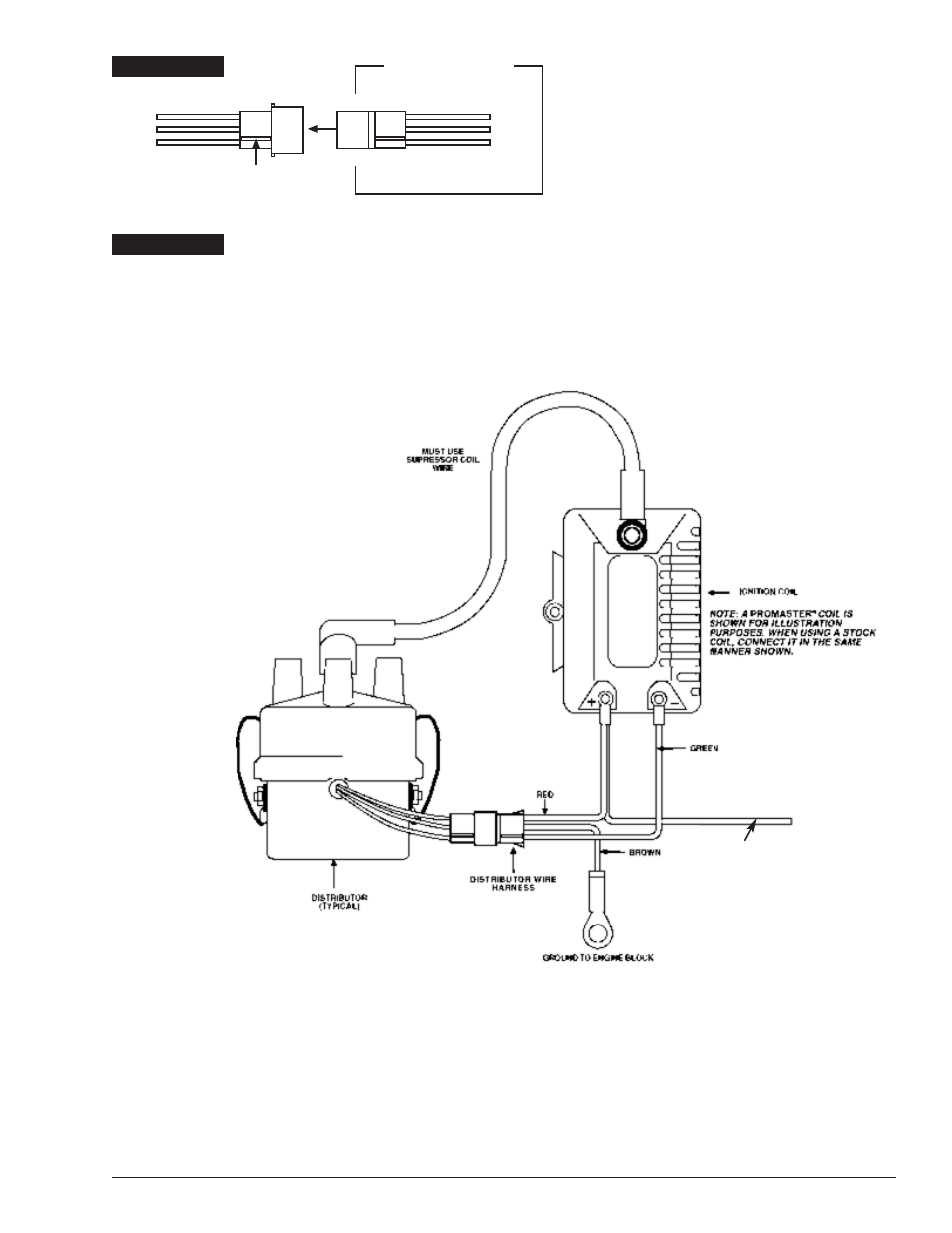 Figure 2 figure 3 mallory ignition | Mallory Ignition Mallory E-SPARK CONVERSION PART 61001M User Manual | Page 3 / 4