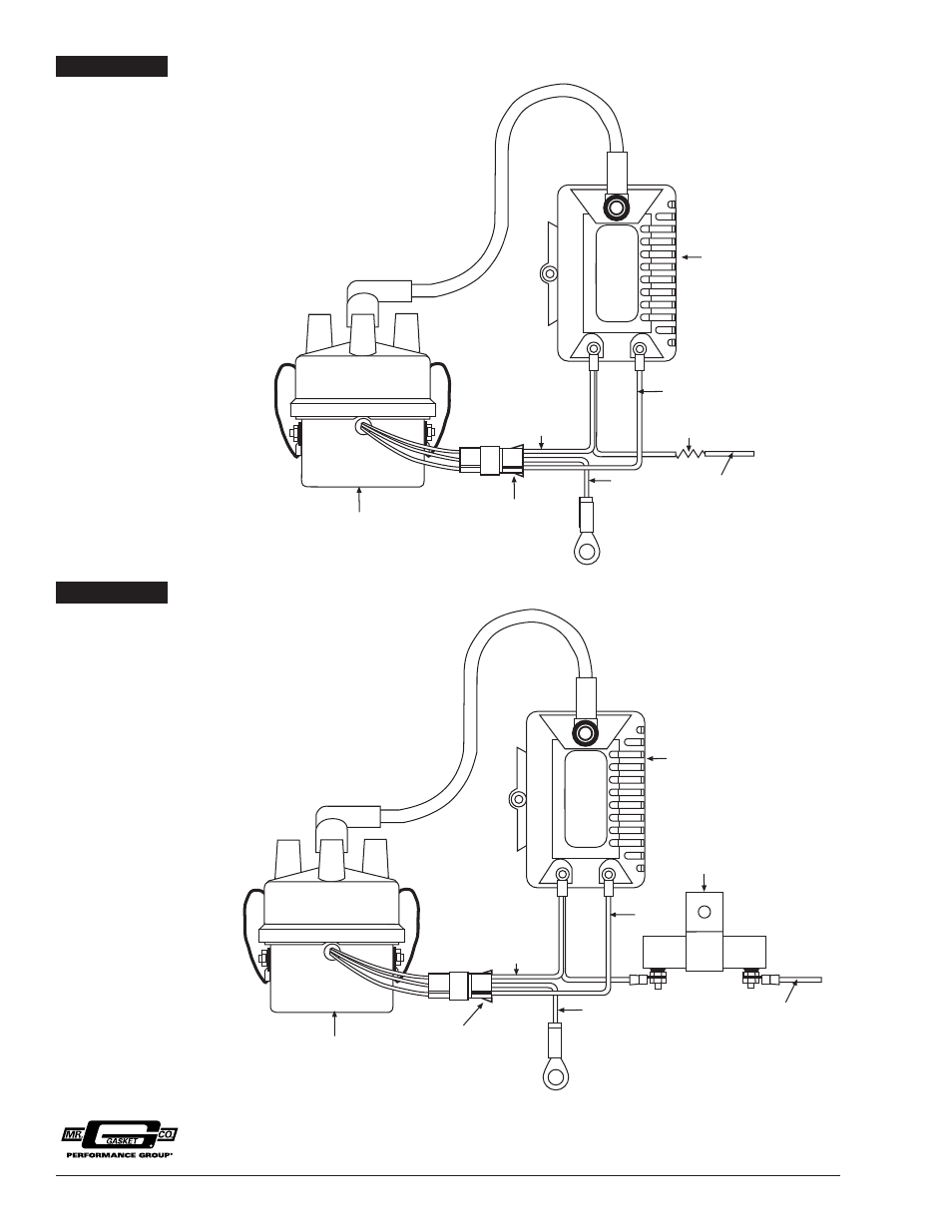 Figure 4 figure 5 | Mallory Ignition Mallory E-SPARK CONVERSION PART 61001M User Manual | Page 4 / 4