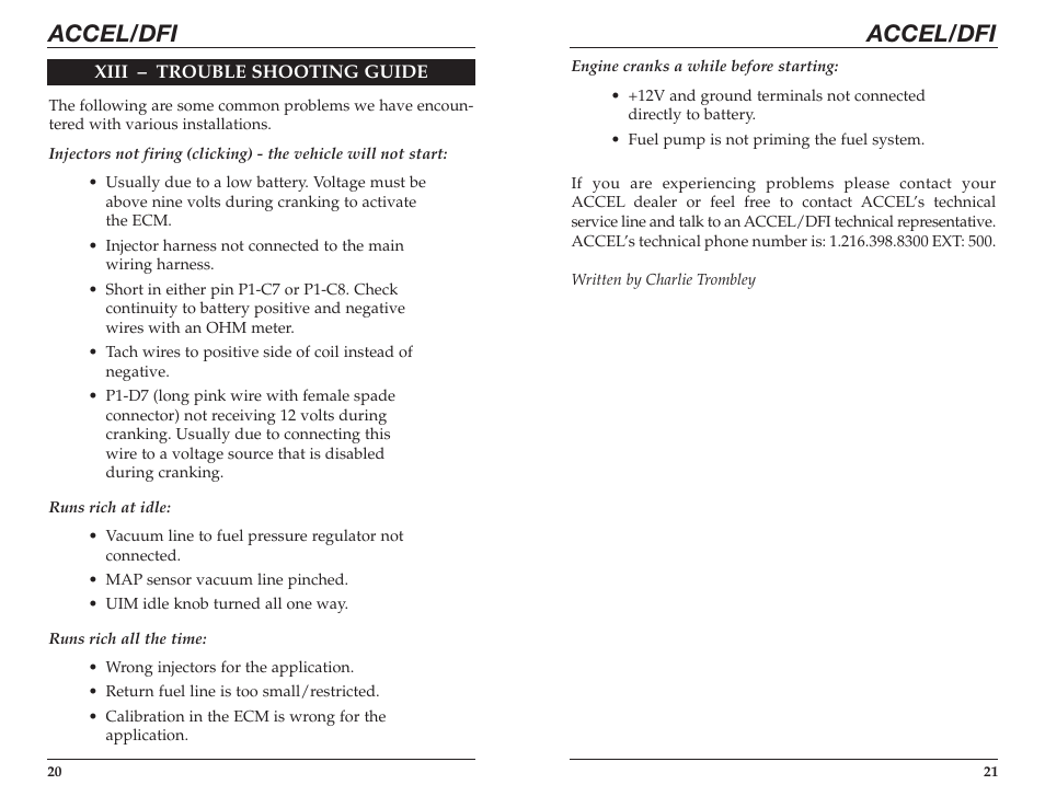 Accel/dfi | Mallory Ignition ACCEL CHEVROLET APPLICATIONS (including LT-1) 74022 User Manual | Page 12 / 17