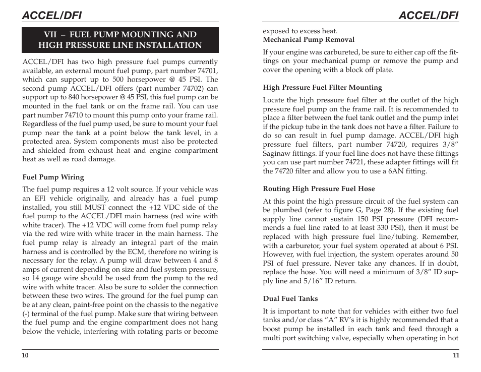 Accel/dfi | Mallory Ignition ACCEL CHEVROLET APPLICATIONS (including LT-1) 74022 User Manual | Page 7 / 17