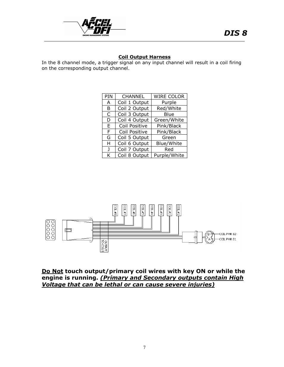 Dis 8 | Mallory Ignition ACCEL DIS 8 75610 User Manual | Page 7 / 25