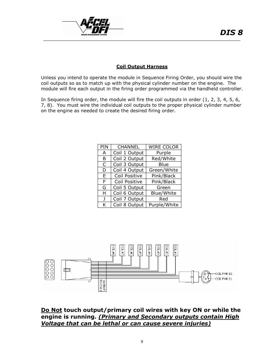 Dis 8 | Mallory Ignition ACCEL DIS 8 75610 User Manual | Page 9 / 25